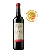 Matasci Vini Selezione d'Ottobre Merlot Ticino DOC Rotwein in goldener Flasche, 2023, mit Rotwein-Flasche und Etikett